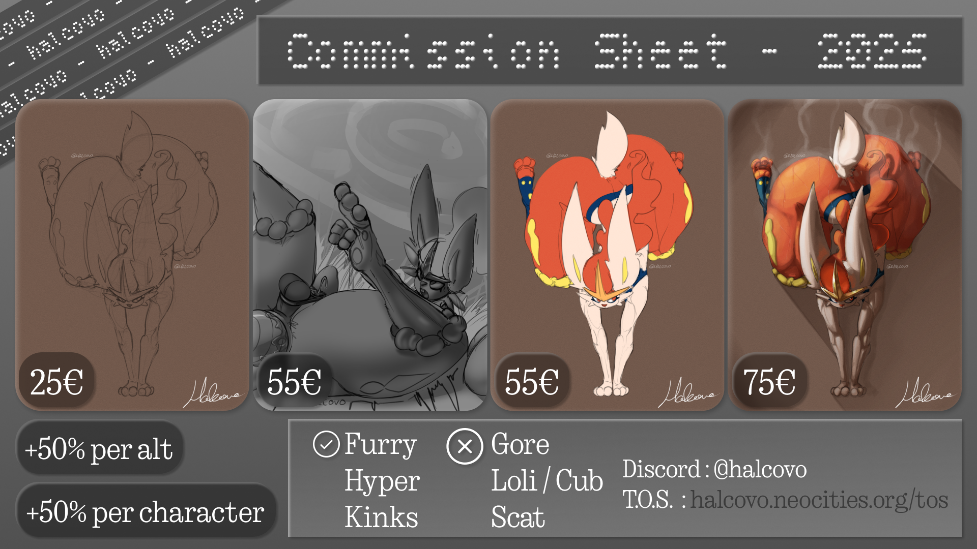 comm sheet